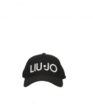 LIU JO VA5201T0300 Cappello da baseball nero con logo