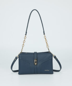 MIMÌ MUÀ Firenze M8-J201110 Borsa a tracolla blu cinturino