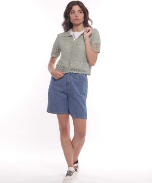 MIMÌ MUÀ Firenze ZDAM-2784 Jeans short in chambray