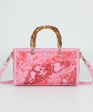MIMÌ MUÀ Firenze M8-J201130 Borsa baguette animalier rosa