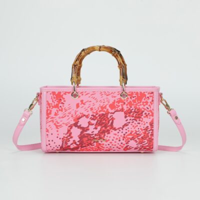 MIMÌ MUÀ Firenze M8-J201130 Borsa baguette animalier rosa