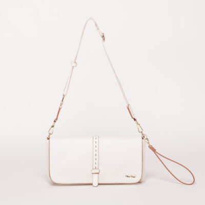 MIMÌ MUÀ Firenze M8-Y200805 Pochette bianco con dettaglio