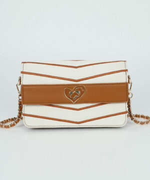MIMÌ MUÀ Firenze M8-Y201163 Borsa a tracolla cuoio in canvas