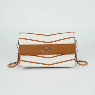 MIMÌ MUÀ Firenze M8-Y201163 Borsa a tracolla cuoio in canvas