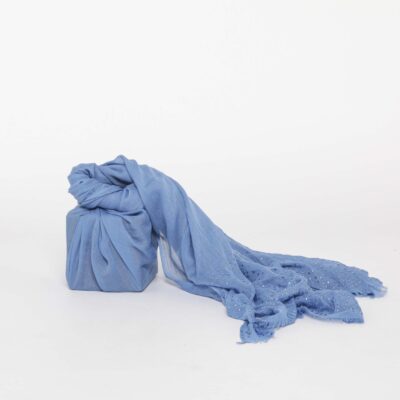 MIMÌ MUÀ Firenze STAI-8999 Foulard denim con strass
