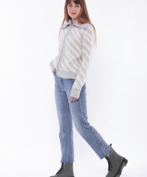 MIMÌ MUÀ Firenze ZDAL-2679 Jeans sigaretta cropped blu