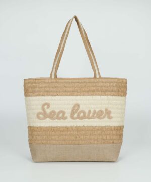 MIMÌ MUÀ Firenze M8-X201095 Borsa shopper cuoio in paglia