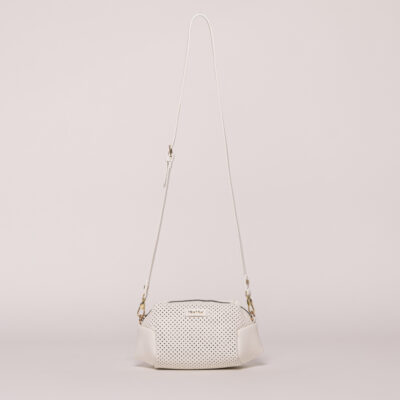 MIMÌ MUÀ Firenze M8-Y200796 Borsa a tracolla bianco traforata