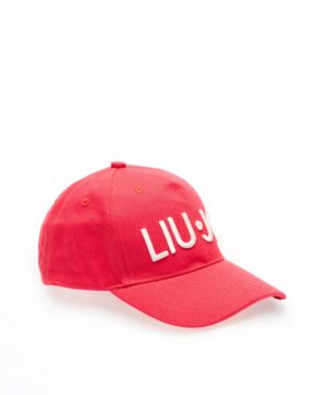 LIU JO VA5201T0300 Cappello da baseball rosso con logo