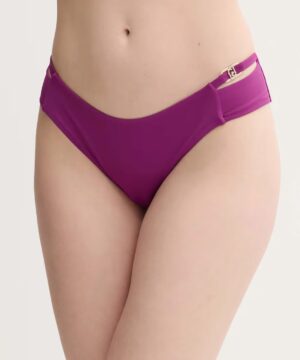 LIU JO VA5022J6447 Slip da bagno viola con fasce