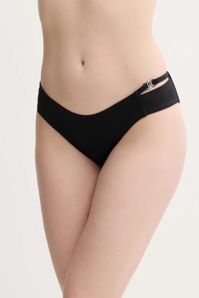 LIU JO VA5022J6447 Slip da bagno nero con fasce