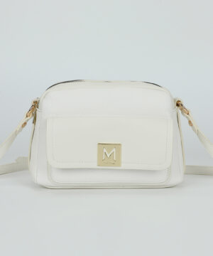 MIMÌ MUÀ Firenze M8-Y201164 Borsa a tracolla bianco con patta