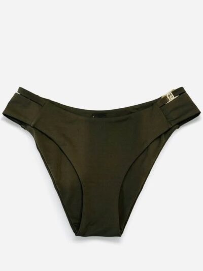 LIU JO VA5022J6447 Slip da bagno verde con fasce