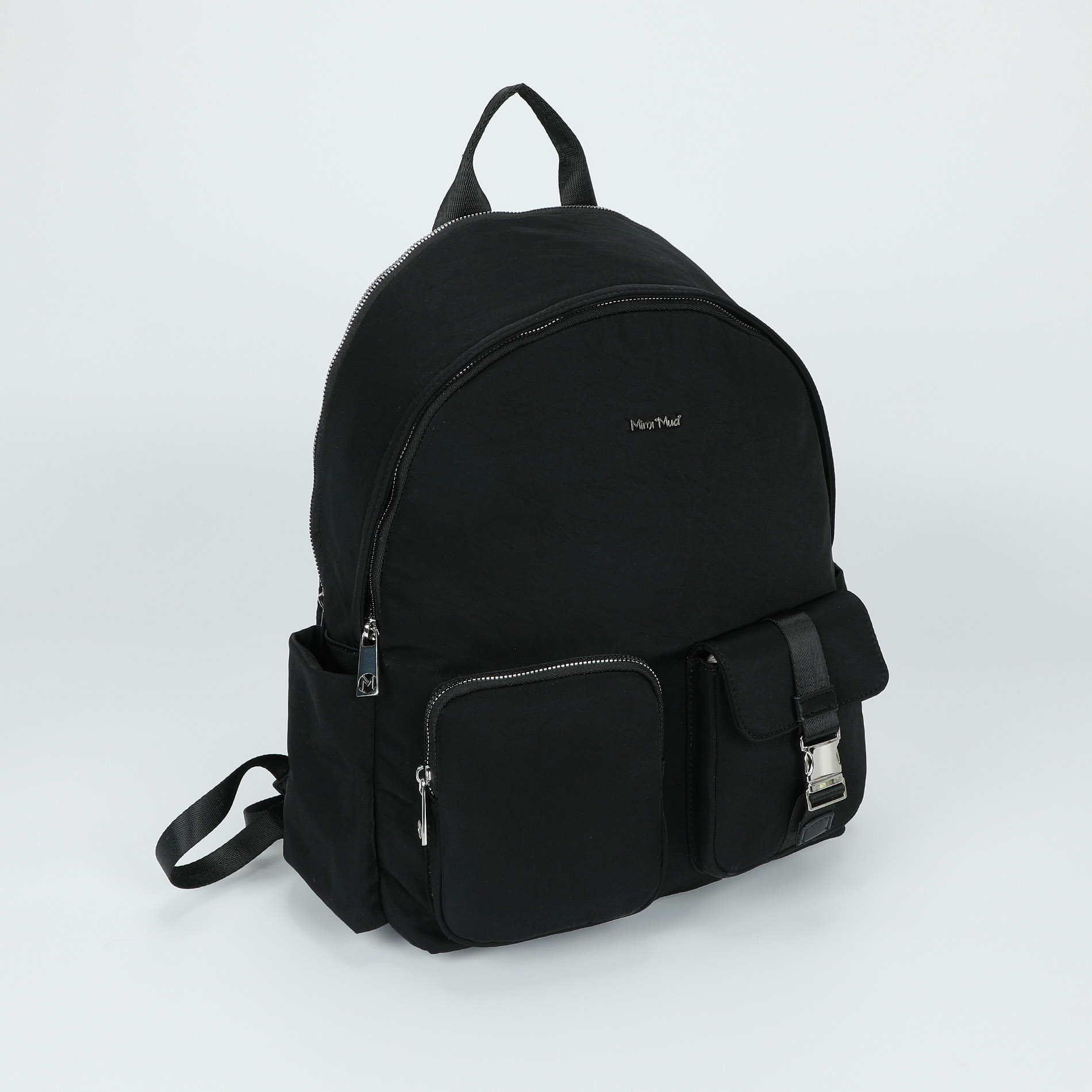 MIMÌ MUÀ Firenze M8-Y201160 Zaino nero in nylon con tasche