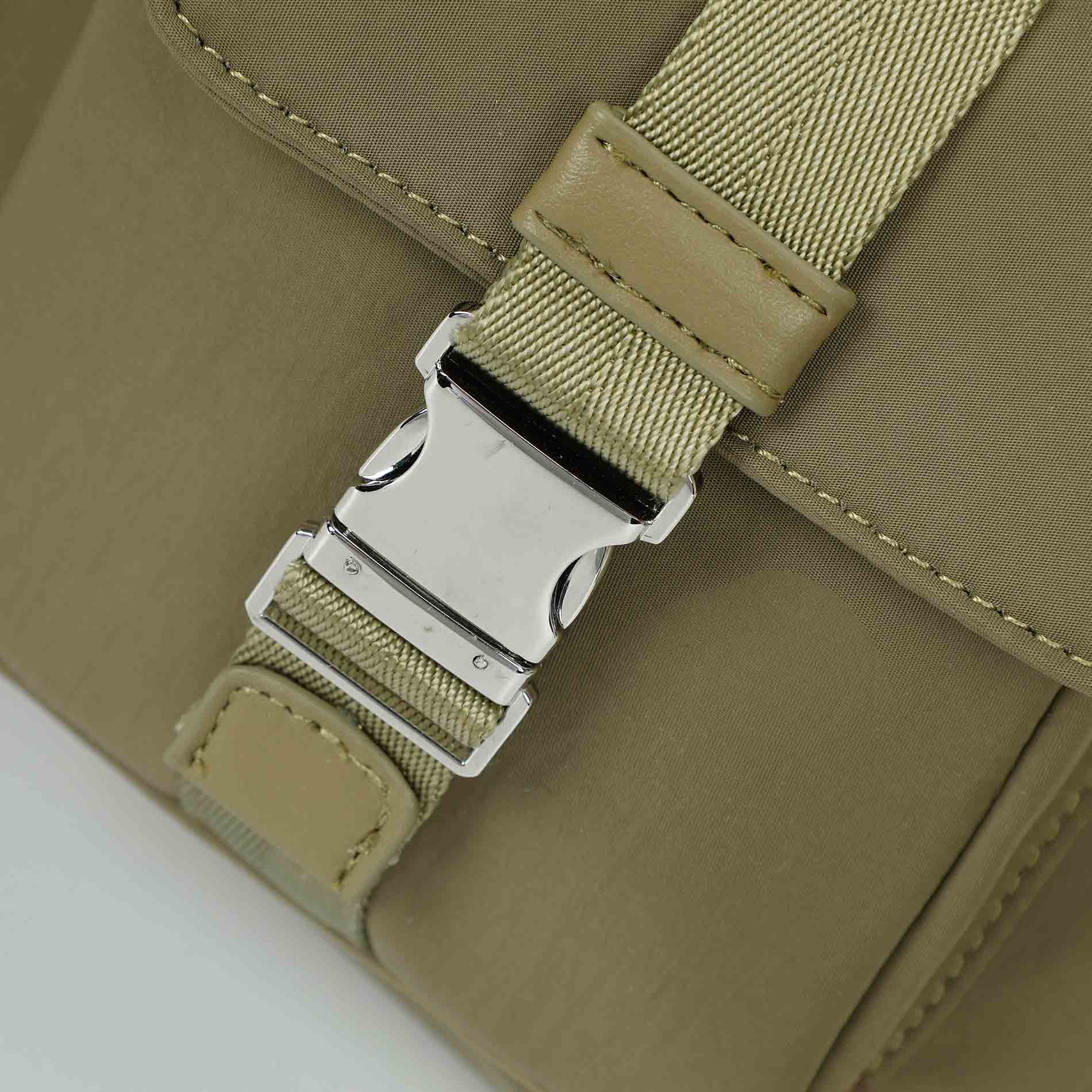 Zaino Grande Mimì Muà Firenze in Nylon Multitasche – Nero - immagine 4