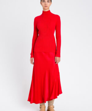 TWINSET 252LI3BAA Maglia a lupetto rosso