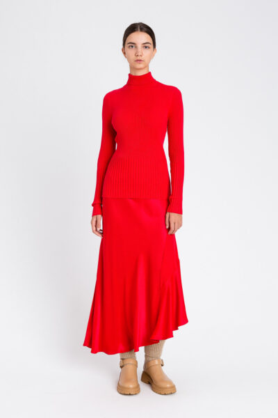 TWINSET 252LI3BAA Maglia a lupetto rosso