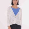 MIMÌ MUÀ Firenze AFAI-3602 Cardigan bianco traforato