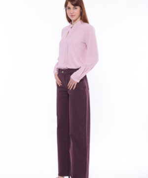 MIMÌ MUÀ Firenze LSAL-2666 Pantalone palazzo moro in bengalina