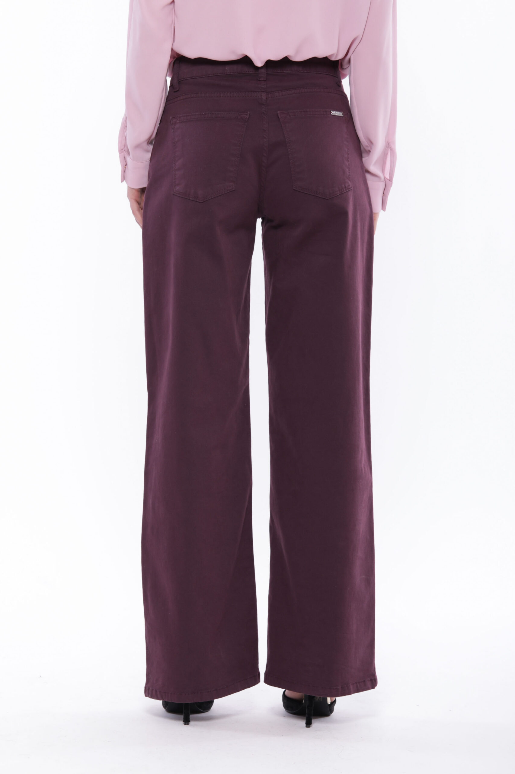 MIMÌ MUÀ Firenze LSAL-2666 Pantalone palazzo moro in bengalina