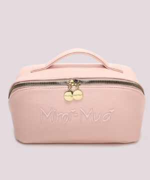 Beauty case set Mimì Muà Firenze rosa con scritta - immagine 3