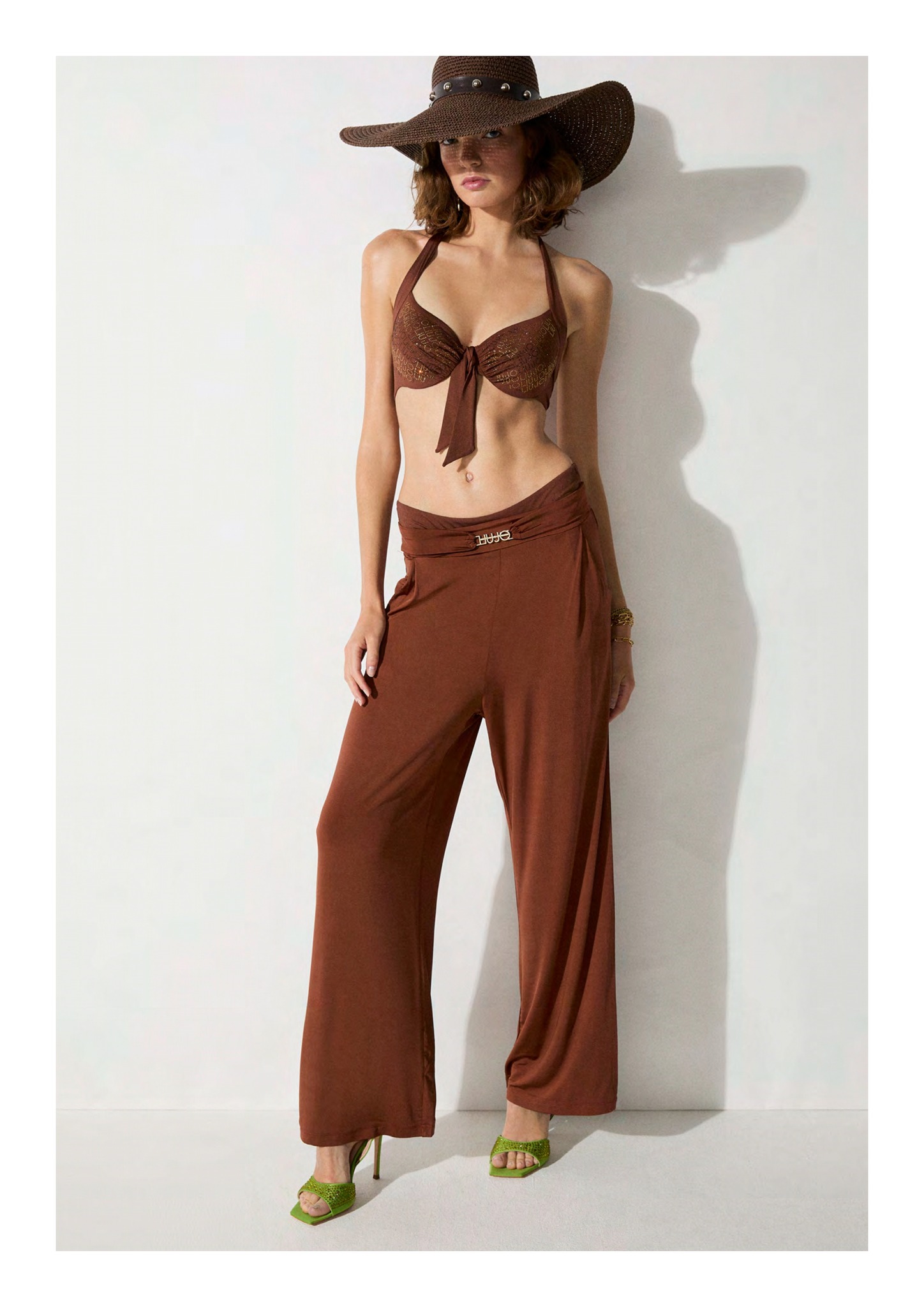 Bikini Set Liu Jo Balconcino con Ferretto e Slip Coulisse – Terra - immagine 5