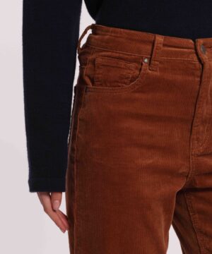 Alternative view of Mimì Muà Firenze – Jeans Cropped "Tabacco" in Velluto a Costine