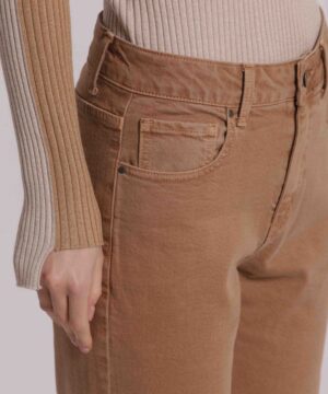 Mimì Muà Firenze – Jeans "Cammello" a Sigaretta in Cotone Stretch - immagine 2