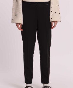 Alternative view of Mimì Muà Firenze – Pantalone a Sigaretta "Nero" Made in Italy in Tessuto Vanz con Elastico Posteriore