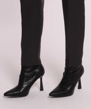 Mimì Muà Firenze – Pantalone a Sigaretta "Nero" Made in Italy in Tessuto Vanz con Elastico Posteriore - immagine 6