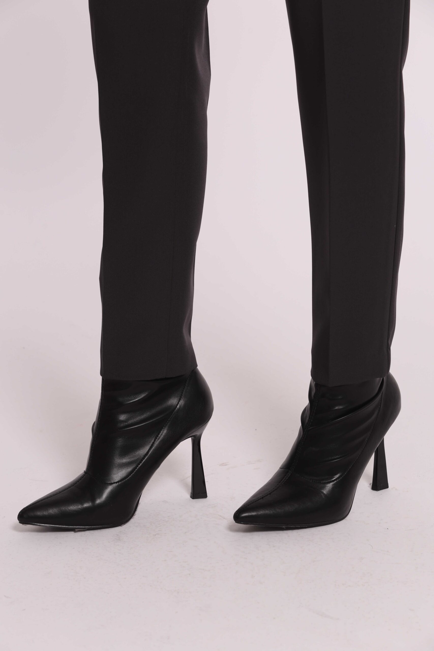 Mimì Muà Firenze – Pantalone a Sigaretta "Nero" Made in Italy in Tessuto Vanz con Elastico Posteriore - immagine 6