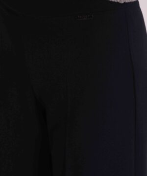 Mimì Muà Firenze – Pantalone a Palazzo "Blu" in Tessuto Crêpe Made in Italy - immagine 3